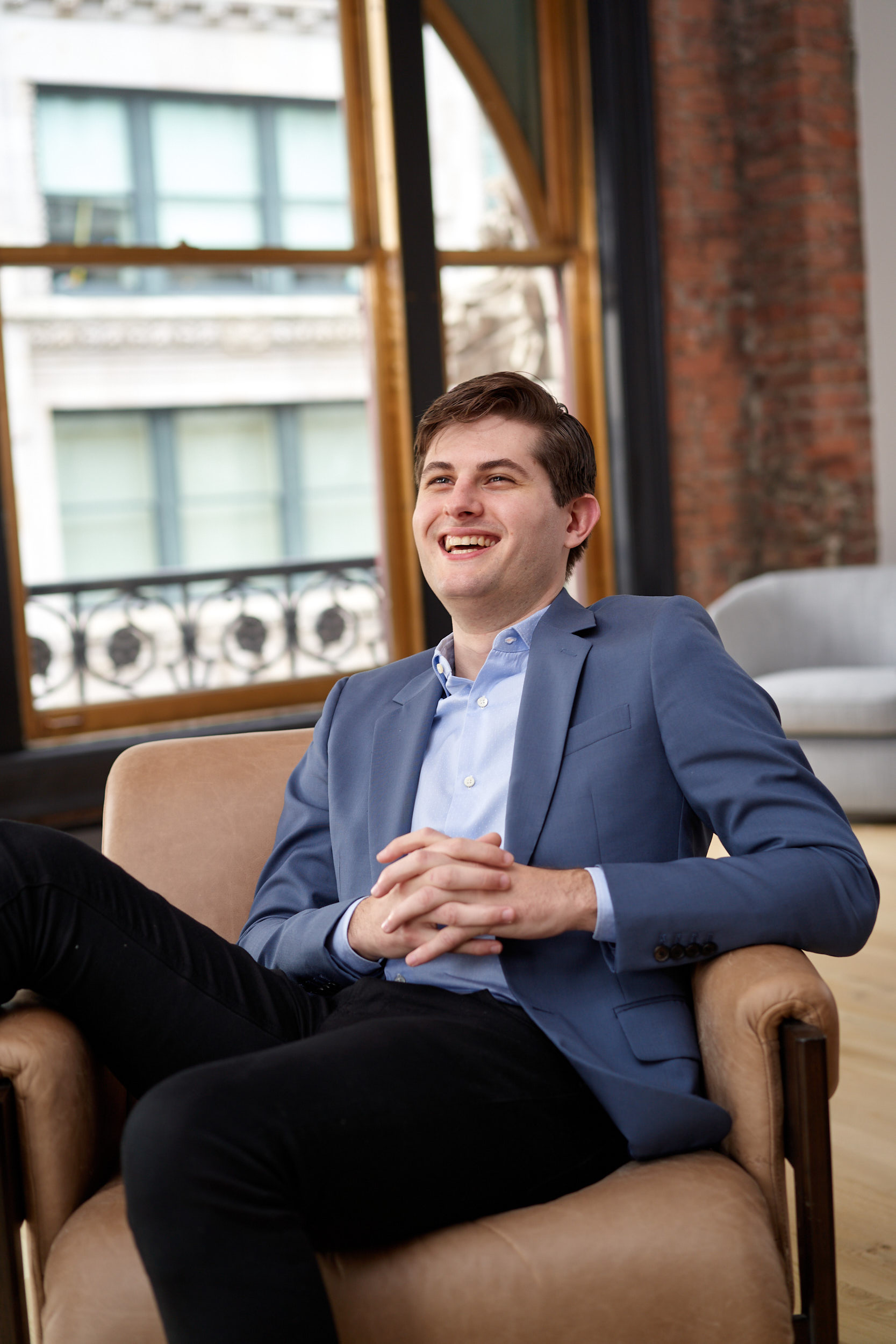 AN OUTTAKE OF CORPORATE HEADSHOTS TAKEN AT INVESTMENT FIRM