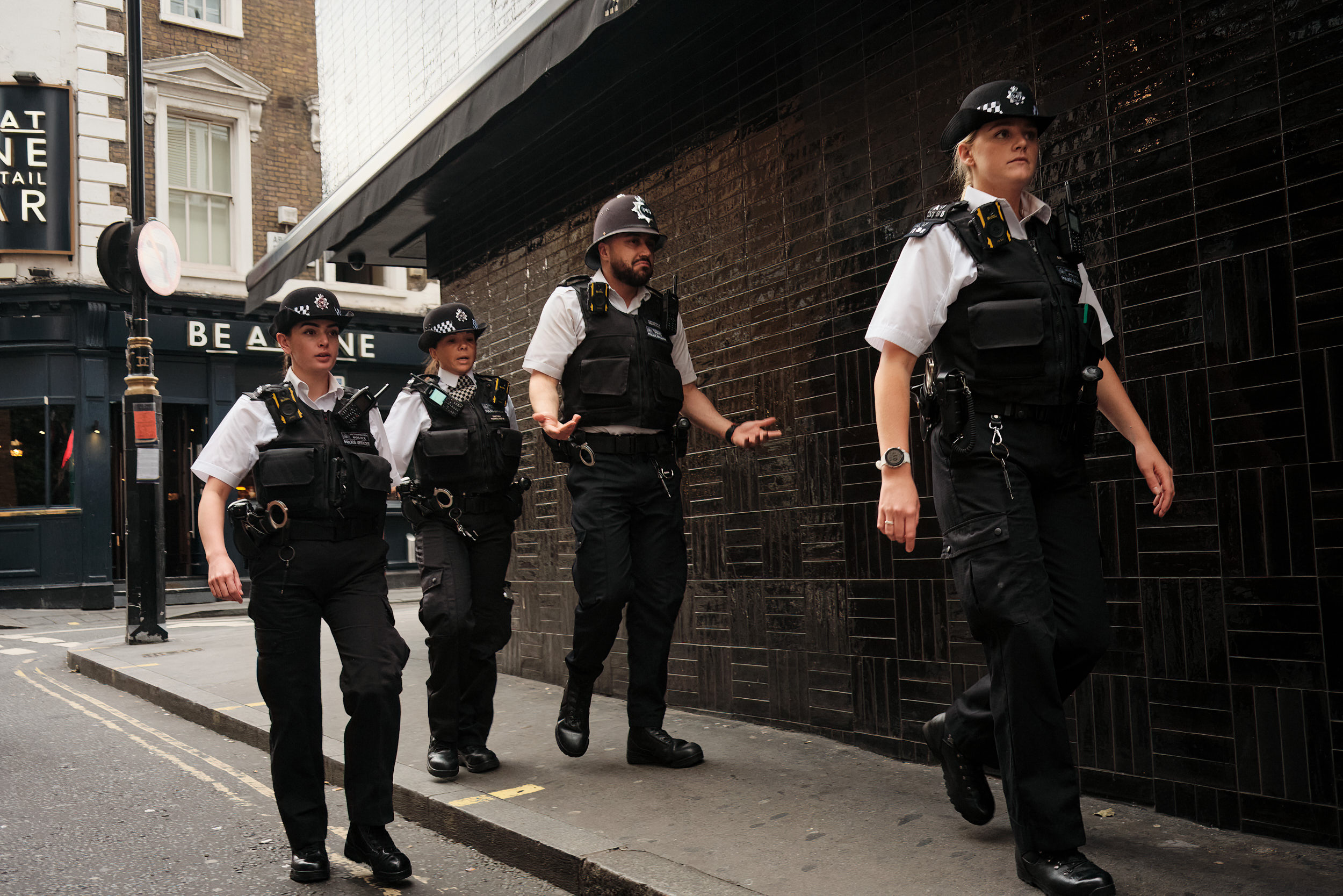 COPS IN SOHO LONDON