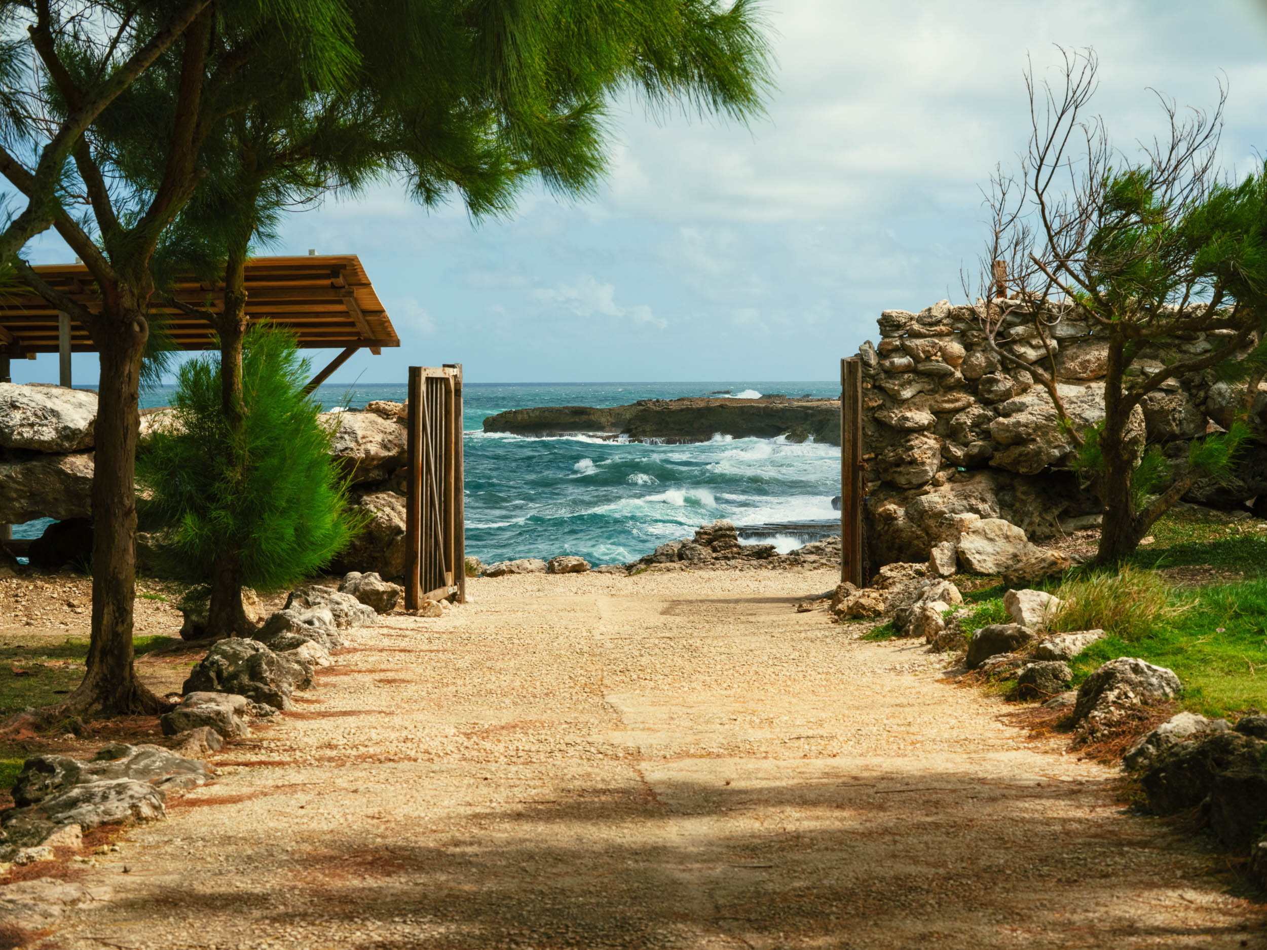 THE-ENTRANCE-TO-THE-ANIMAL-FLOWER-COVE-BARBADOS