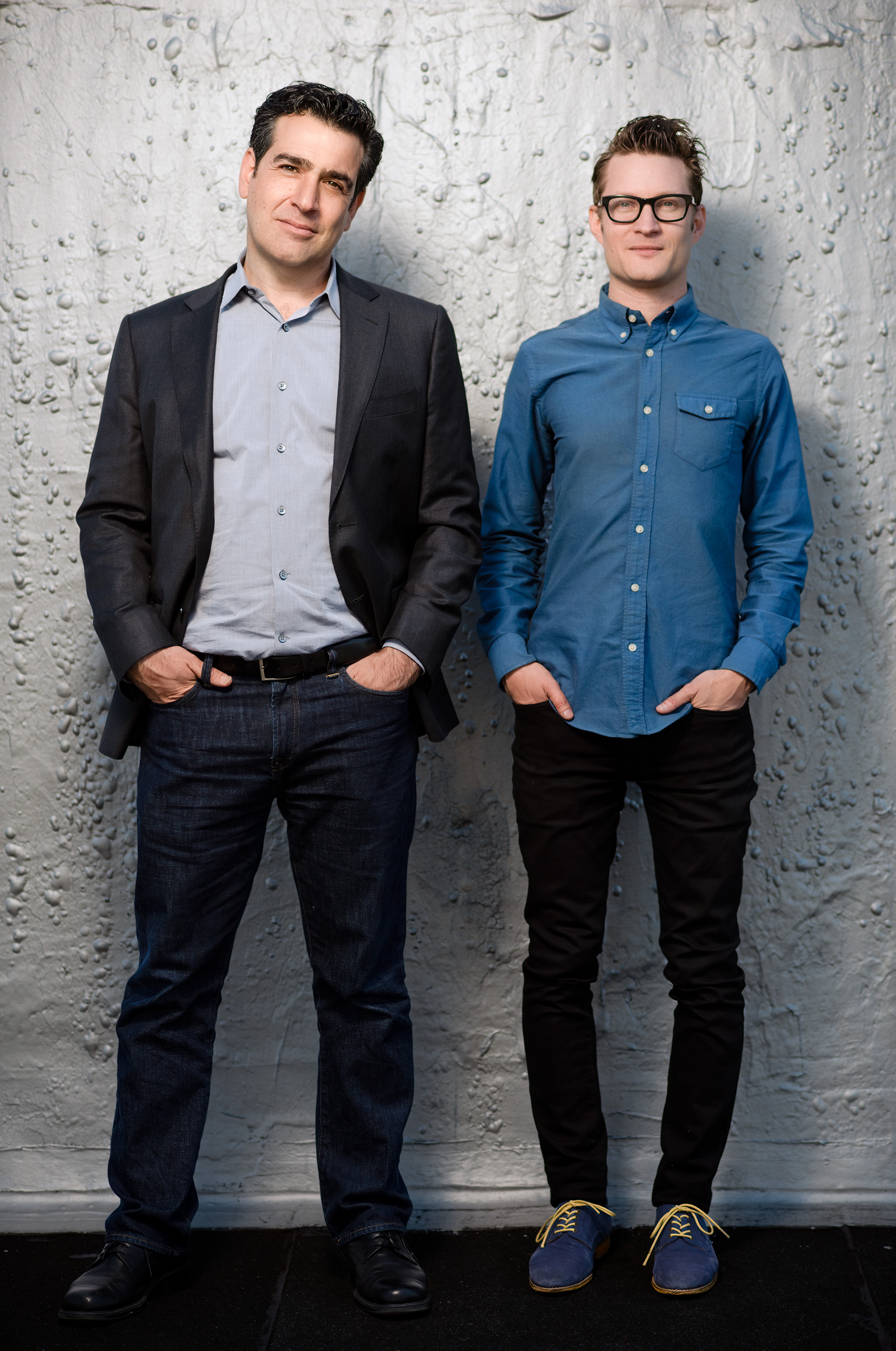 CO founders, Zvika Netter  & Tal Chalozin of Innovid needed some corporate portraits for their website. 