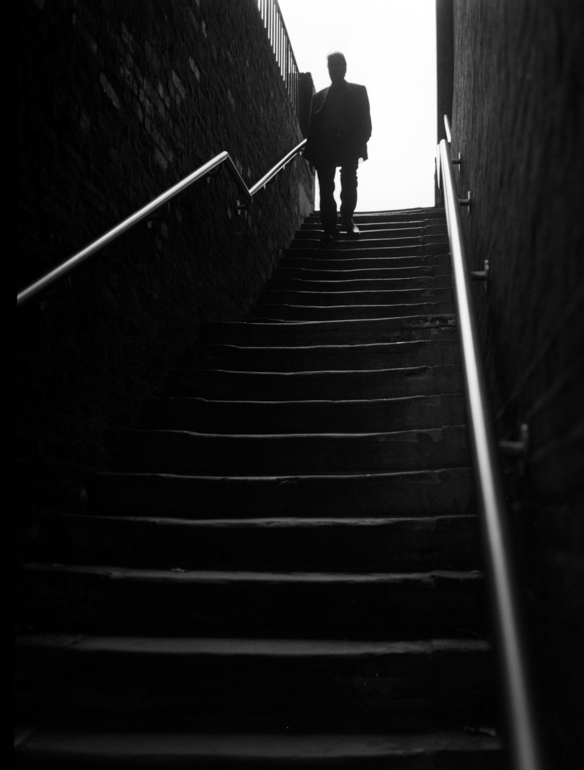 A MEDIUM FORMAT FILM SHOT OF STARIS IN THE CITY OF LONDON